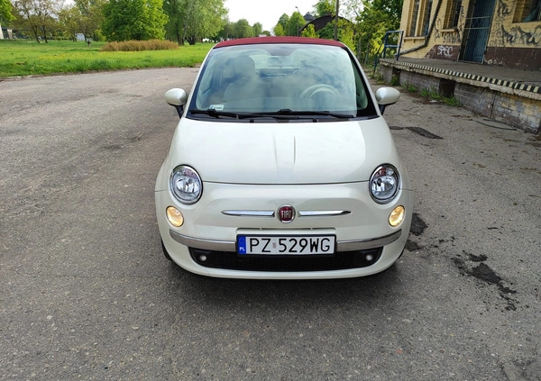 Fiat 500 cena 23500 przebieg: 147870, rok produkcji 2010 z Krotoszyn małe 232